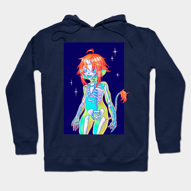 Momo. Lion - unicorn. Hoodie by Otorra